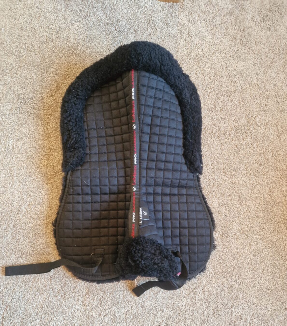 LeMieux ProLambskin Half Pad BLack Large