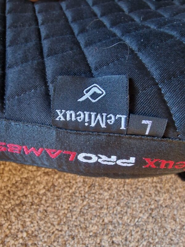 LeMieux ProLambskin Half Pad BLack Large - Image 4